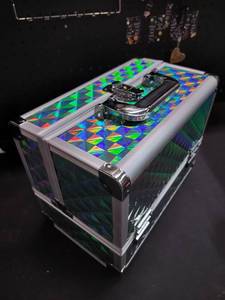lot 9398 image: Reflective Case With Fold Out Organizers, 12In X 7In X 9 34In