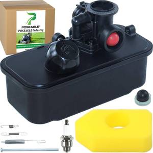 lot 11580 image: POSEAGLE Plastic 494406 Fuel Tank and 795477 Carburetor Kit 698369 Air filter 698719 691859 692211 Spring 795083 Diaphragm Replaces 498809 498809A 498811 494407 494775 497619 699660 794161 795469