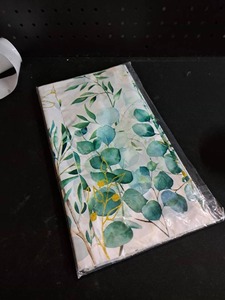 lot 12437 image: Eucalyptus Floral Print Table Runner