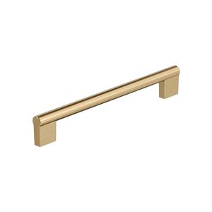 lot 12539 image: Amerock Versa 7-916 inch (192mm) Center-to-Center Champagne Bronze Cabinet Pull, BP55531CZ