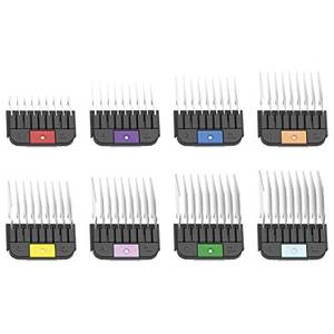 lot 12562 image: Wahl Professional Animal Stainless Steel Attachment Guide Comb Set for Detachable Blade Pet, Dog, Cat, and Horse Clippers (3390-100)