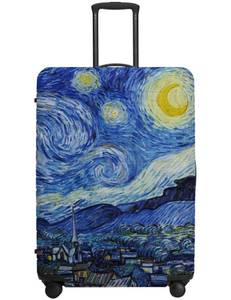 lot 12580 image: URBEST Luggage Cover Protector Suitcase Anti Scratch Dirt Covers, Fits 27-30 Luggage Starry Night