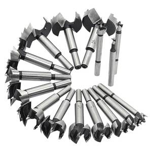 lot 15535 image: GMTOOLS Forstner Bit Set, 16PCS Forstner Drill Bits for Wood, Carbide Forstner Bit for Woodworking, Auger Opener Round Shank Drilling Cutting Tool for Hardwood, Softwood, Plastic, Plywood (CASE GLASS BROKEN)
