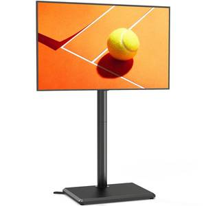 lot 15537 image: TVON Floor TV Stand with Mount for Most 32-60 Inch FlatCurved TVs up to 88 lbs, Height Adjustable TV Mount Stand with Wood Base, Swivel TV Stand for Bedroom, Corner & Living Room, Max VESA 400x400mm