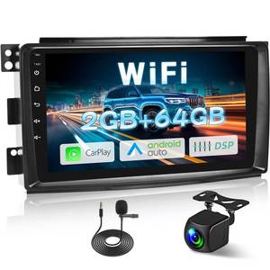 lot 15539 image: 264G for Mercedes Benz Smart Fortwo 2005-2010 Car Stereo - 9 Inch HD Touchscreen Android 13 DSP Audio - Wireless Carplay and Android Auto, GPS Navigation, WiFi, Mirror Link, SWC  AHD Backup Camera - Retail $104.37