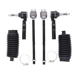 lot 15546 image: MOTOKU 6pc Front Suspension Tie Rod End Kit for Chevrolet Malibu 2004-2012 for Pontiac G6 2005-2010 for Saturn Aura 2007-2009, Inner and Outer Tie Rods End with Boots