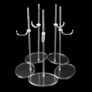 lot 16030 image: UCanaan 5 Pcs Doll Stand Display Holder for Dolls Transparent Model Support Frame Prop Up Girl Dolls Suitable for 11-13 Inch 16 Dolls Accessories doll stands doll display case