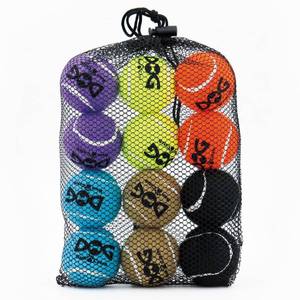 lot 16062 image: insum Squeaky Tennis Balls for Dogs - 12 Pack 2.0 Durable Non-Toxic Interactive Pet Toy Balls with Mesh Bag, SGS Certified, Multi-Color Dogs Fetch Toys for Training & Outdoor Play, Small Breeds