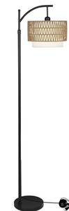lot 1748 image: Floor Lamp with Boho Shade