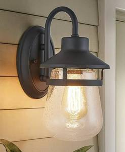 lot 1751 image: Tarentlight Classic Outdoor Wall Sconce with Clear Seedy Glass Shade