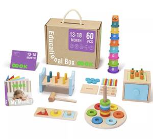 lot 1767 image: Educational Box TK752 13-18 Months 60 Piece Set