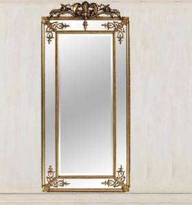 lot 11 image: FON-143 Gold Finish Luxury Mirror By Infinity Furniture Import- Retail$1,299