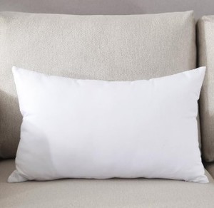 lot 2011 image: TAOSON Decorative 100% Cotton Canvas Square Solid Toss Pillowcase Cushion Cover Pillow Case with Hidden Zipper Closure Only Cover No Insert - White 12x20(30x50cm)