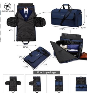 lot 2038 image: New Navy Blue Garment Bag