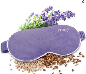 lot 2041 image: Newgo Microwavable Heating Eye Mask with Adjustable Straps