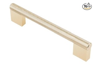 lot 2051 image: Alzassbg 10 Pack Matt Gold Cabinet Pulls, 6.3 Inch(160mm) Hole Centers Rectangle Cabinet Handles Kitchen Pulls for Drawers and Cabinets AL3051MGP