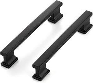 lot 9400 image: Set Of 30 Matte Black Cabinet Pull Handles, 6In