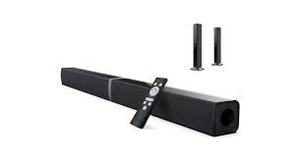 lot 9403 image: Soundbar Speaker With 2.0 Channel Bluetooth