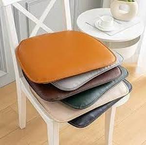 lot 11521 image: Tan Leather Equipment Seat Cushion - New in Package