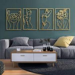 lot 11540 image: Glamativity Metal Wall Decor Installation Kit