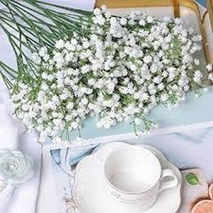 lot 12365 image: Lyl Yfan Baby Breath Flower Stems