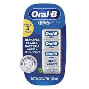 lot 12383 image: Oral-B Glide Deep Clean Dental Floss 2-Pack