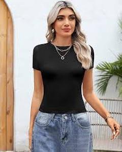 lot 12420 image: Riyiper short Sleeve Black T-Shirt with Tags
