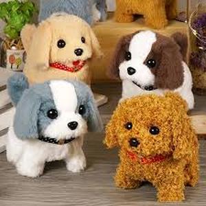 lot 12424 image: Electric Stuffed Puppy Interactive Plush Toy
