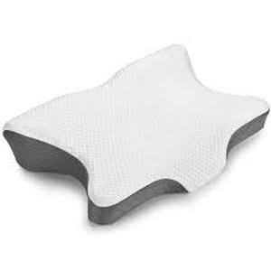 lot 15551 image: Amazon Memory Foam Pillow - White Quilted