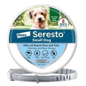 lot 16023 image: Seresto Small Dog Flea and Tick Collar by Elanco, 8 Month Protection