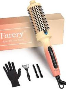 lot 16497 image: Farery 1.7 Ionic Thermal Hair Brush with Instruction Manual