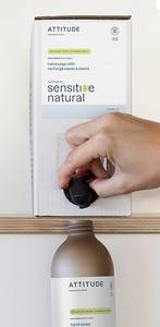 lot 3261 image: Attitude Sensitive Natural Unscented Hand Soap Refill 2L