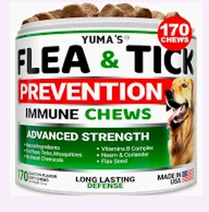 lot 6263 image: Yumas Flea & Tick Prevention Immune Chews Advanced Strength