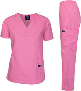 lot 6290 image: Dagacci. Pink V-Neck Tshirt & Pink Pants Size S