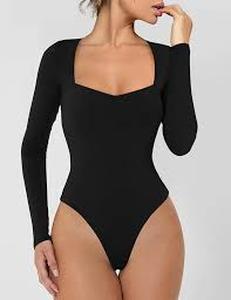 lot 6302 image: Chunpin Womens Bodysuit - Black Size Small