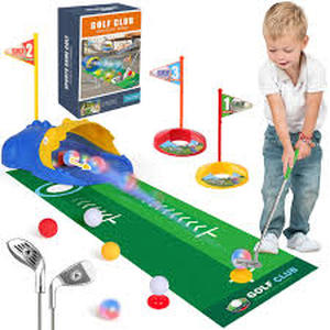 lot 7905 image: Golf Club Sports Toy Series Indoor Putting Set