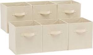 lot 8172 image: Cube Shelf Bins 4x