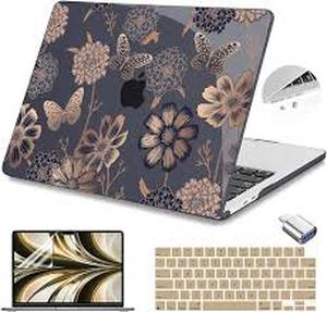 lot 8184 image: MacBook Floral Butterfly Keyboard Cover Skin Protector