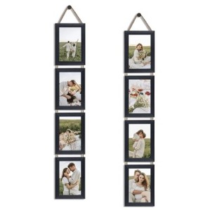 lot 5304 image: 4x6 London Phone Booth Photo Frames - Set of 2