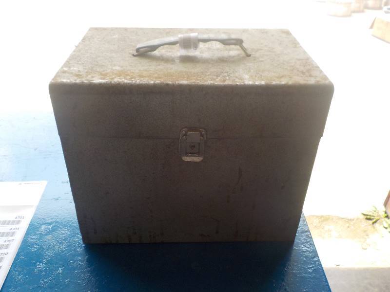 lot 4699 image: metal box with contents