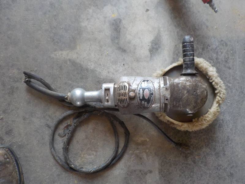 lot 4716 image: lot of power tools, buffer, DA sander, electric drill, jig saw