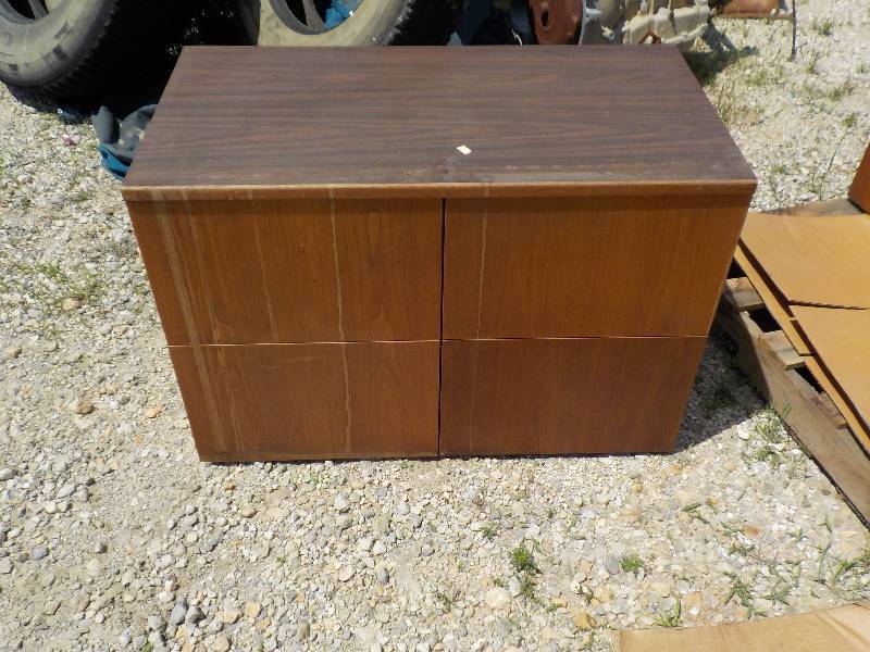 lot 4736 image: wood file cabnet