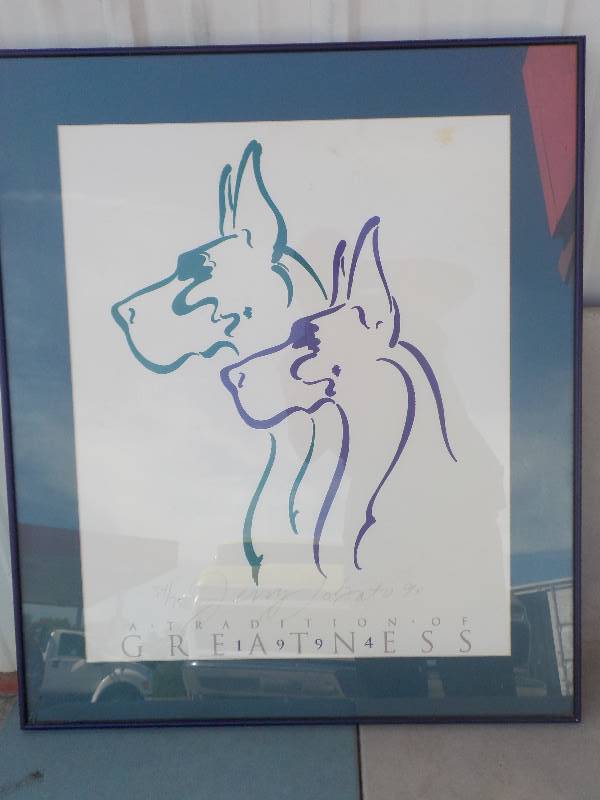 lot 4772 image: Jerry Lobato 1994 signed print