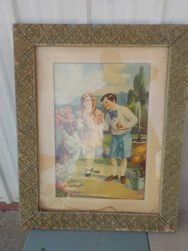 lot 4775 image: unknown artist picture in old ornate frame