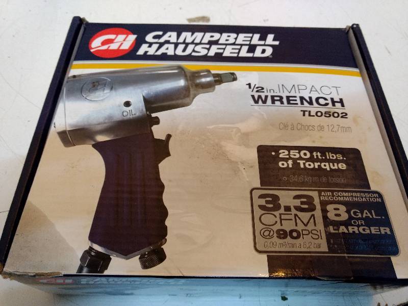 lot 650 image: Campbell Hausfeld 12 impact wrench