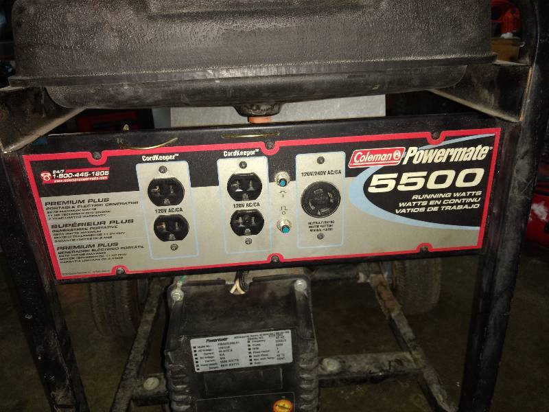lot 661 image: Coleman Powermate Generator
