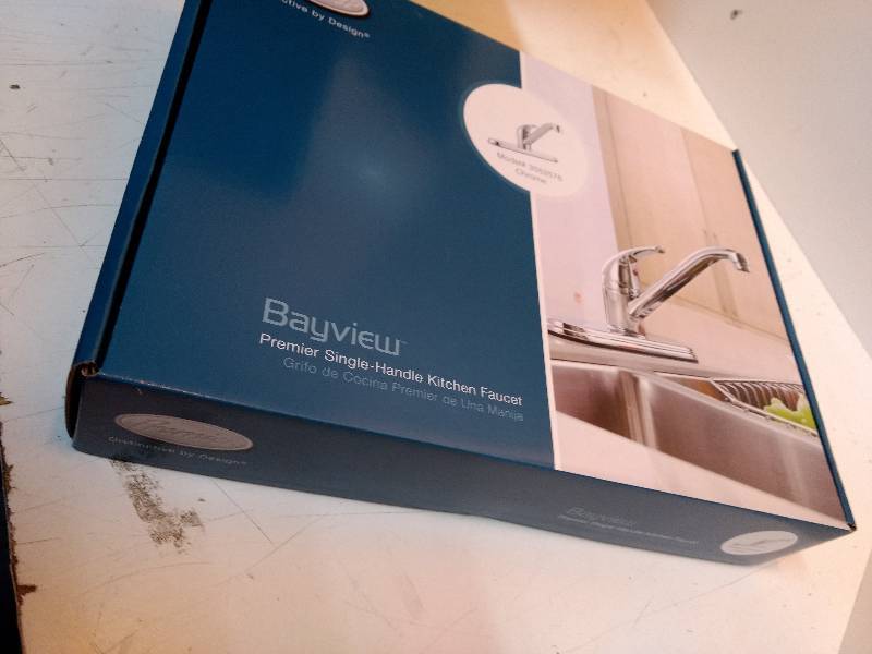 lot 670 image: Premier Bayview Single-Handle Kitchen Faucet