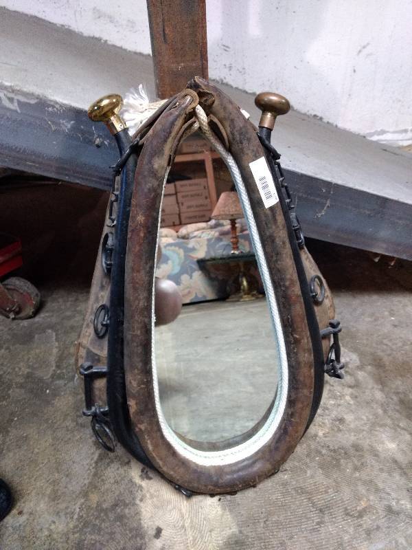 lot 678 image: Horse harness mirror