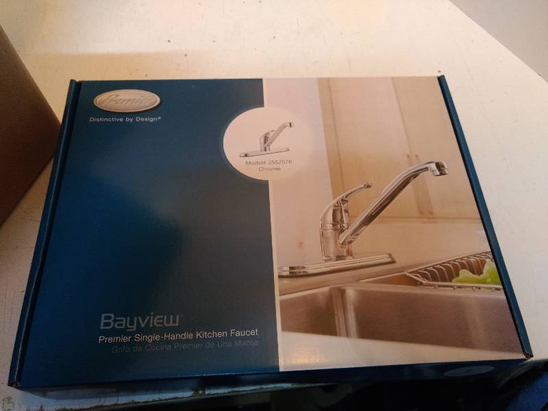 lot 672 image: Premier Bayview Single-Handle Kitchen Faucet