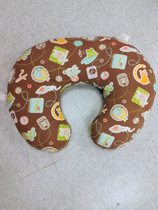 lot 939 image: Boppy Nursing Pillow Brown Animal Print